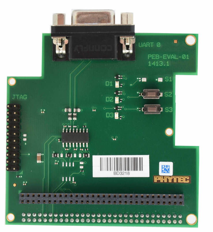 A picture of the phyBOARD-Pollux i.MX8M Plus board