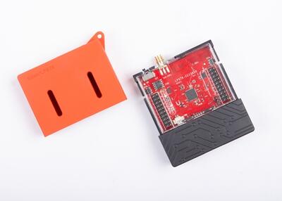 A picture of the CC1352R SensorTag board