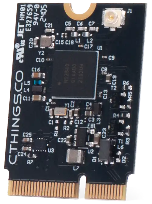 A picture of the CTHINGS.CO Connectivity Card board