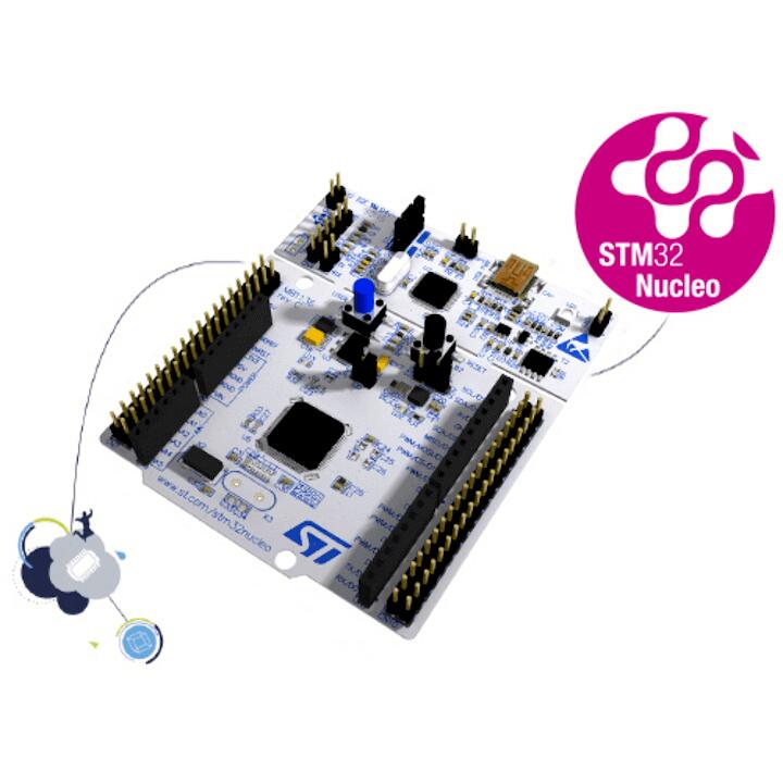 A picture of the Nucleo F411RE board
