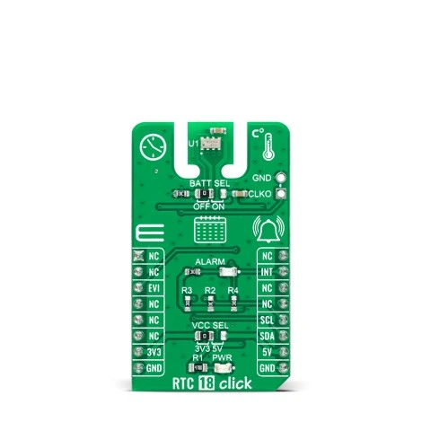A picture of the RTC 18 Click shield