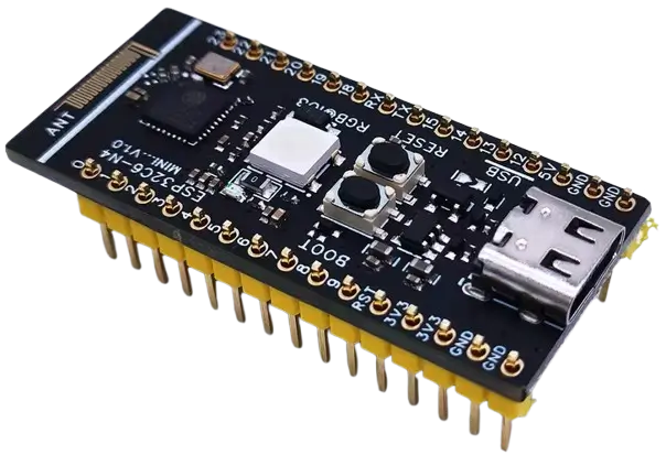 A picture of the ESP32-C6-Mini board